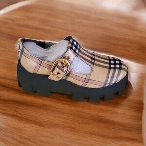 Circus  NY By Sam Edelman Amy Lug Plaid Platform Mary Jane  Size 6.5M